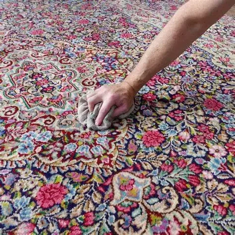 Lavage tapis oriental en atelier